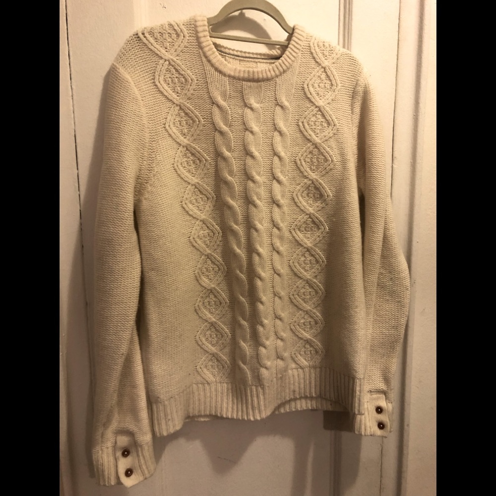 Cable sweater